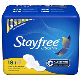 STAYFREE ULTRA THINS REG(WING) 8PDS